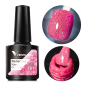 Preview: Disco Gel Neon Rosa Glitzer Nagel